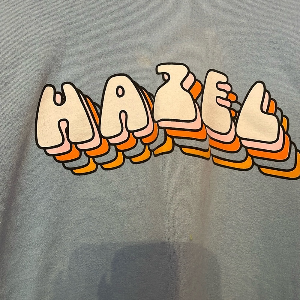 new jersey brand haz boutique XL crewneck sweatshirt